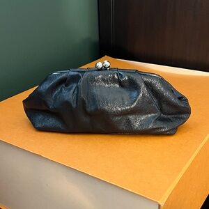 Elegant Nine West Black Clutch Bag